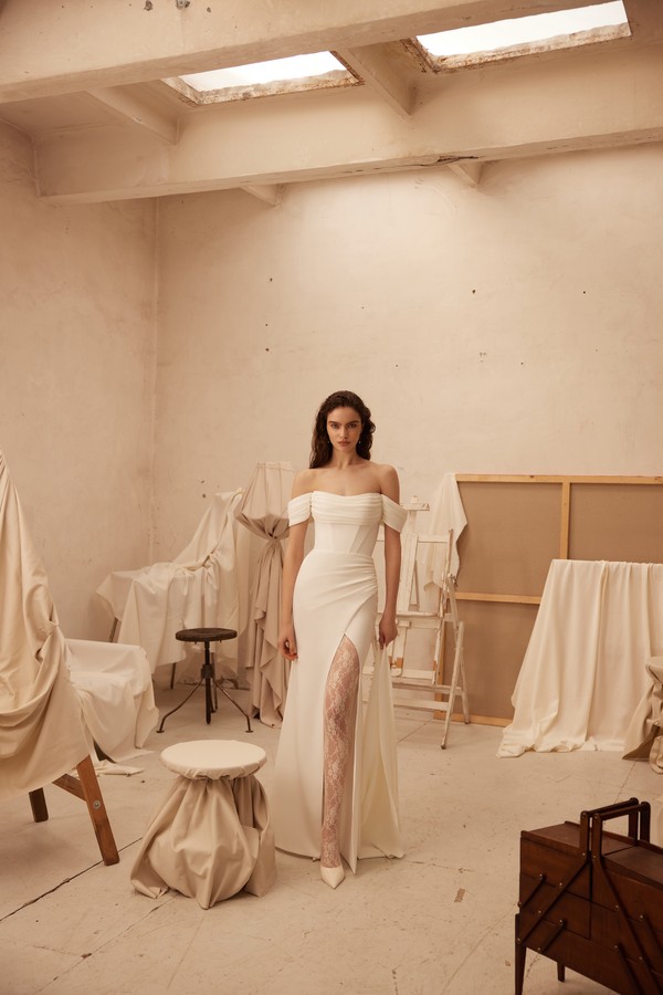Dress & Sleeve Majeur Ivory